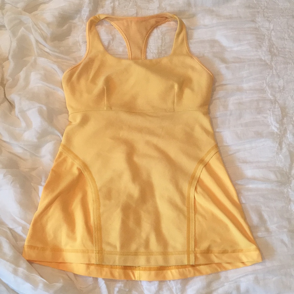 yellow lululemon top